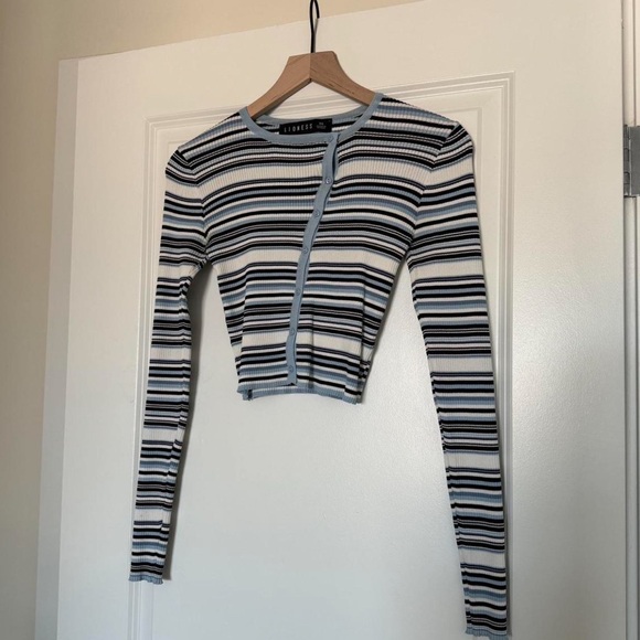 Striped long sleeve Lioness top - Picture 1 of 3